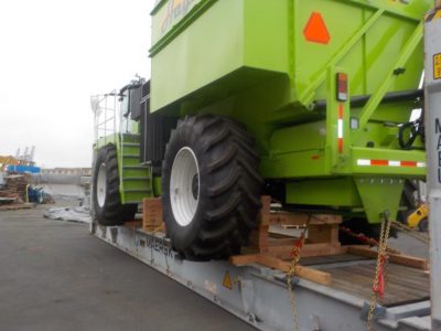 Back of Corn Harvester