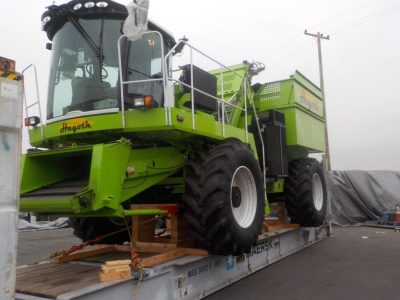 Front Side of Corn Harvester