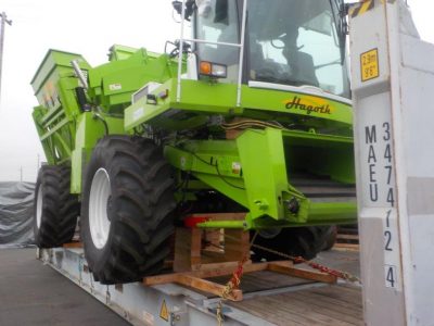 Left Side of Corn Harvester